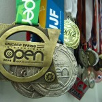 Close up of Magic BJJ's medal stand